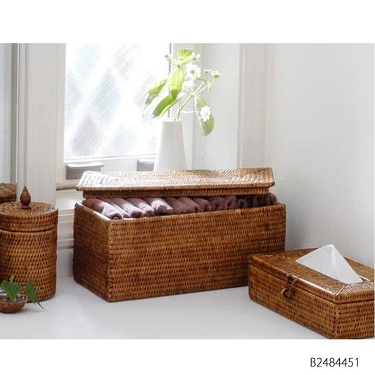 アジアン雑貨 ミャンマーラタン トイレットペーパーボックス