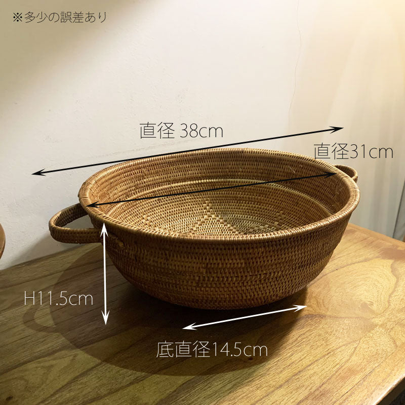 アジアン雑貨 アタ ラウンドボウル 2207-8