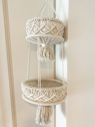 アジアン雑貨 コットン プレートダブルハンガー