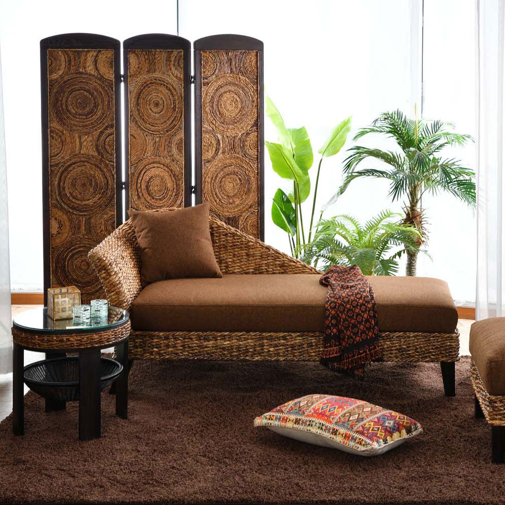 バナナリーフ カウチソファ【アジアン家具】