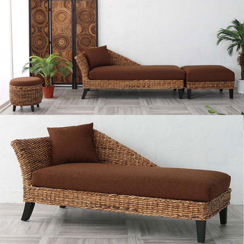バナナリーフ カウチソファ【アジアン家具】