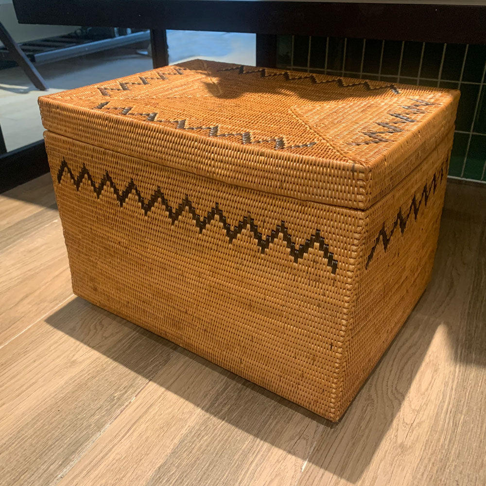 アジアン雑貨　アタ製品 収納 レクタングルボックス