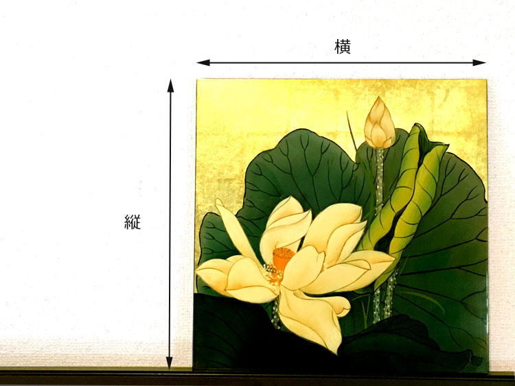 ラッカーアート(漆絵）ロータス（蓮）1602-3|アジアン家具/アジアン雑貨の通販なら【plenos（プレノズ）】